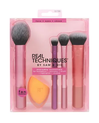 Kit Pincéis de Maquiagem Everyday Essentials Real Techniques