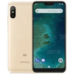 Smartphone Xiaomi Mi A2 Lite Global Version 4G Phablet - GOLD - R$648