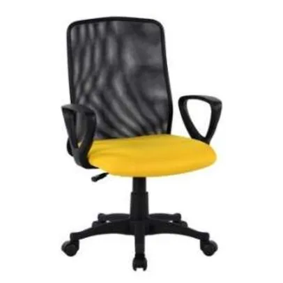 [WALMART] Cadeira de Escritório Seatwell Alpha Color Amarela e Preta - R$ 140,00