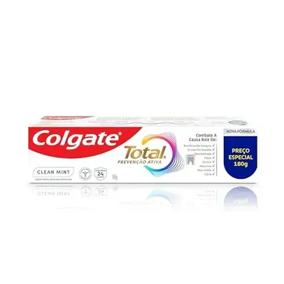 [Rec][+ por - R$5,84] Creme Dental Colgate Total Clean Mint 180g