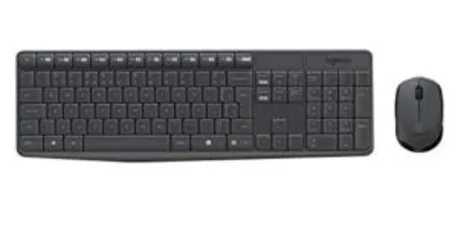 [PRIME] Combo Teclado e Mouse sem fio Logitech MK235 Pilhas Inclusas -R$109