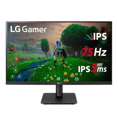 [App]Monitor Gamer LG 27 Full HD, IPS, HDMI e VESA, FreeSync, Ajuste de Ângulo, Bordas Finas - 27MP400-B