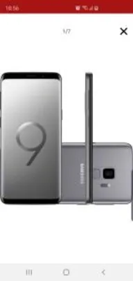 (AME R$1.457) Galaxy S9 Dual Chip Android 8.0 Tela 5.8" Octa-Core 2.8GHz 128GB 4G Câmera 12MP R$1.619