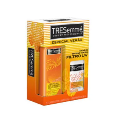 Kit Shampoo 200ml+Creme de Pentear 300ml Tresemmé Solar Repair Especial de Verão R$6