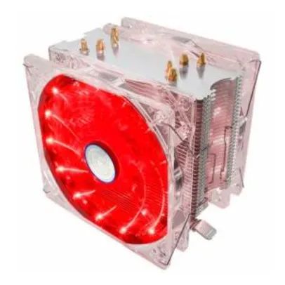 COOLER PARA PROCESSADOR ALSEYE EDDY 120MM LED VERMELHO - R$120