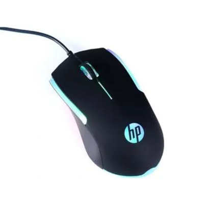 Mouse Gamer HP M160 1000DPI 3 Botões Iluminação Led USB - Preto 