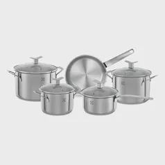 [APP] Conjunto de Panelas Inox 5 peças Electrolux Design