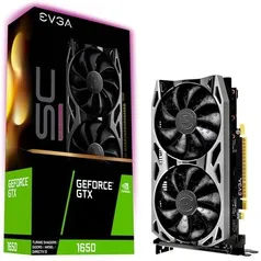 Placa de Vídeo EVGA NVIDIA GeForce GTX 1650 SC Ultra Gaming 4GB, GDDR5