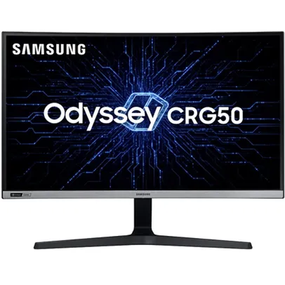 Monitor Gamer Curvo Samsung Odyssey 27 LC27RG50FQLXZD HDMI 240 Hz e 4ms Gsync Curvatura 1500