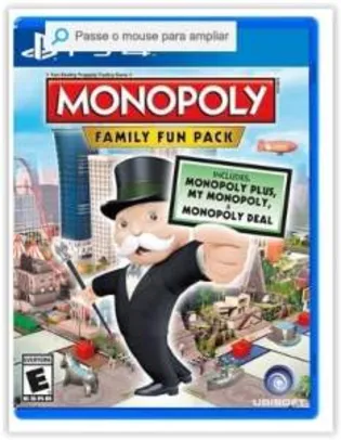 [Submarino] Game Monopoly: Family Fun Pack - PS4 por R$ 30