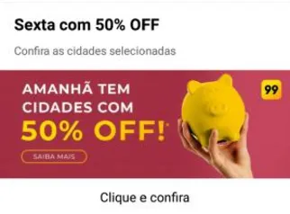 [RJ] 50% de desconto no 99 POP