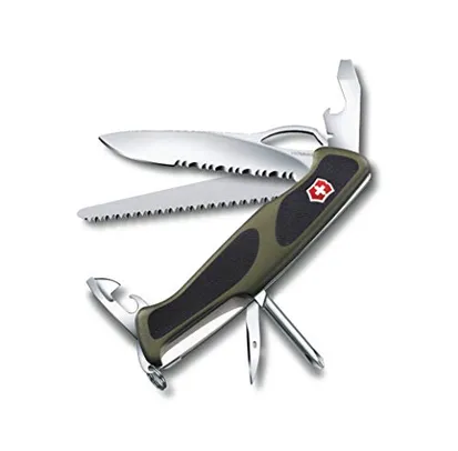 Victorinox Canivete de bolso unissex Swiss Army RangerGrip 178 multiferramentas preto/verde, 130 mm