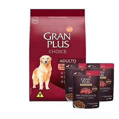 Ração Gran Plus Cães Choice Adultos Frango E Carne - 15kg