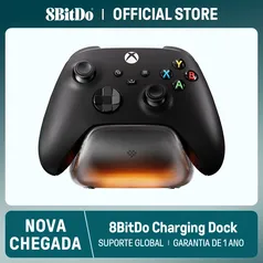 [Taxa inclusa/moedas] Base de carregamento 8BitDo + Bateria recarregável para Controle de Xbox Series e Xbox One