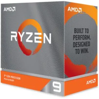 Processador AMD Ryzen 9 3900XT 3.8ghz (4.7ghz Turbo), 12-cores 24-threads, AM4, S/ Video, 100-100000277WOF - R$3099