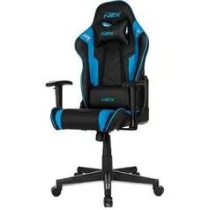 FRETE GRÁTIS Grande SP e RJ Cadeira Gamer DXRacer Nex preta/azul OK134/NB DXRacer