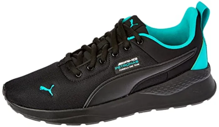 Tênis Mapf1 Anzarun Lite, Puma, Masculino, Preto/Verde, 39