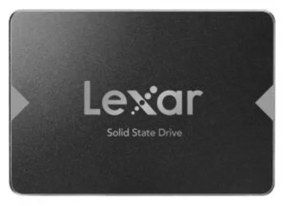 SSD Lexar NS100, 256GB, Sata III, Leitura 520MBs - R$ 229,00