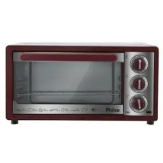 Forno Elétrico Philco 15L Vermelho - R$99