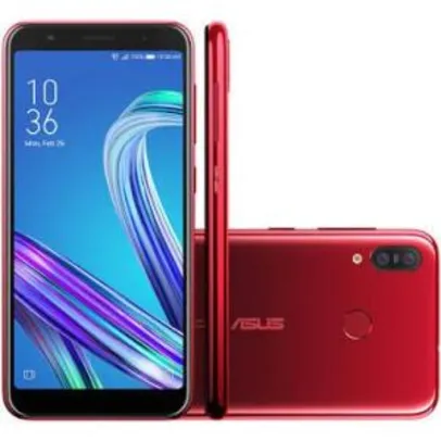 Smartphone Asus Zenfone Max M3 64GB Red | R$ 899