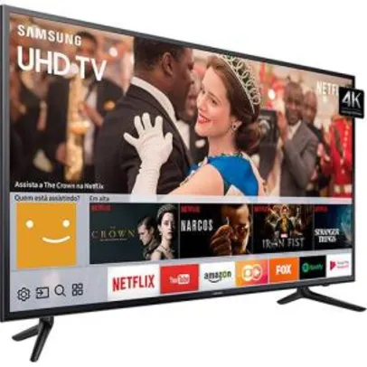 Smart TV LED 58" UHD 4K Samsung 58MU6120 HDR Premium, Smart Tizen, Steam Link - R$ 3375