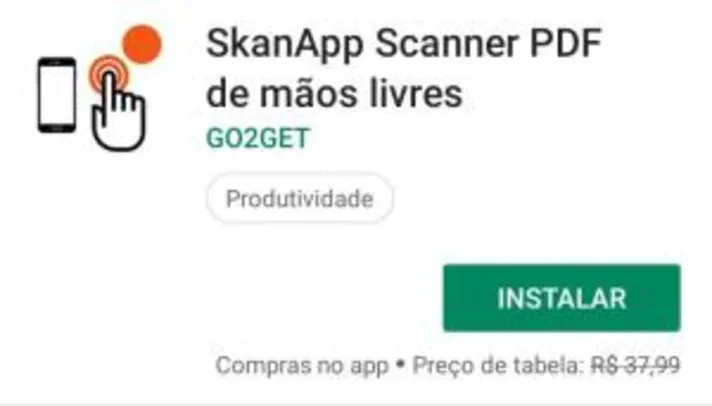 SkanApp: Scanner PDF de mãos livres - Grátis