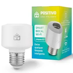 Smart Bocal Wi-Fi Positivo Casa Inteligente Soquete E27 100W Bivolt - Compatível com Google e Alexa