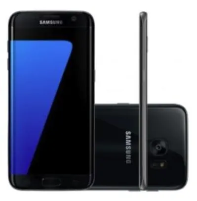 Smartphone Samsung Galaxy S7 Edge 32GB Preto 4G - Câm. 12MP + Selfie 5MP Tela 5.5” Quad HD Octa Core