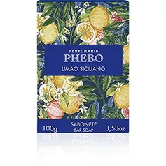 [5un.] Sabonete Limão Siciliano, PHEBO, Amarelo, 100g