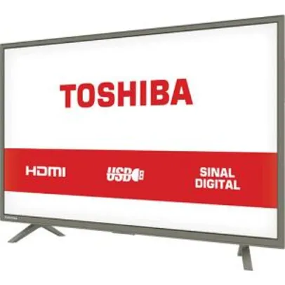[Retirar na Loja ] TV LED 32" Toshiba 32L1800 HD com Conversor Digital por R$