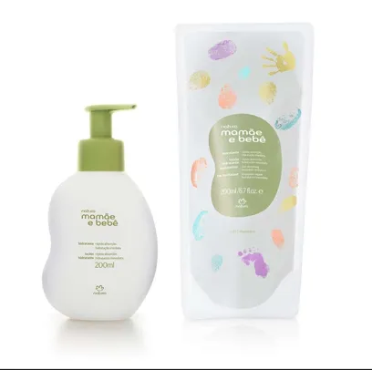  Kit Hidratante Mamãe e Bebê com Refil 200ml