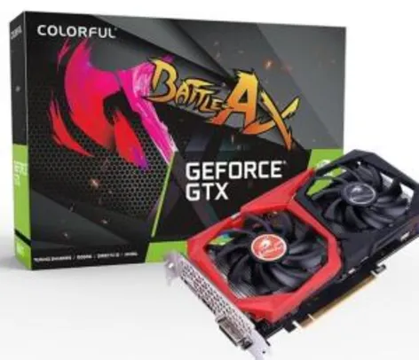 Placa de Vídeo Colorful GeForce GTX 1660 Ti NB 6G-V, 6GB GDDR6, 192Bit R$1.289