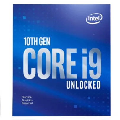 Processador Intel Core i9-10900KF Box LGA 1200 3.70Ghz 20MB - R$3029