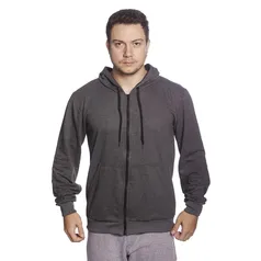 Blusa Canguru Masculina Moletinho Com Ziper Frio Inverno Quentinha Bolso Techmalhas