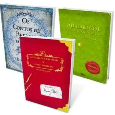 [SubMarino] Kit Livros - A Biblioteca de Hogwarts (3 Volumes) R$ 14