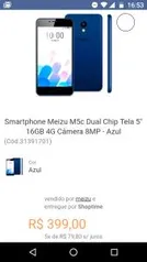 Smartphone Meizu 399,00