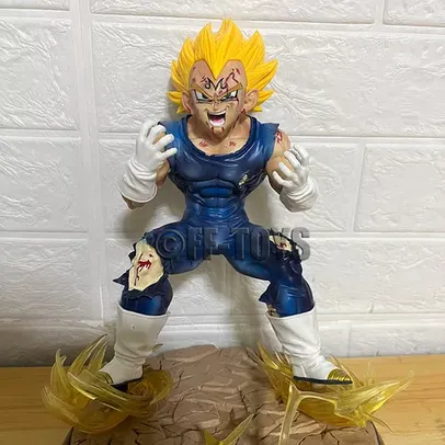 Dragon Ball Z Anime Figure Com Base Majin Vegeta