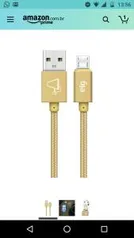 [Prime] Cabo micro Usb - Elg - 2 Metros | R$12