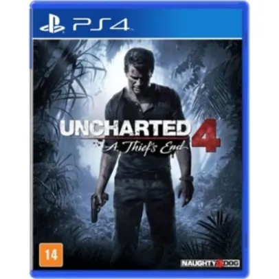 Uncharted 4 A Thief‘s End - PS4 por R$80