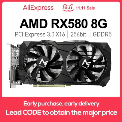 Amd Radeon Rx 580 8gb Gddr5 256bit