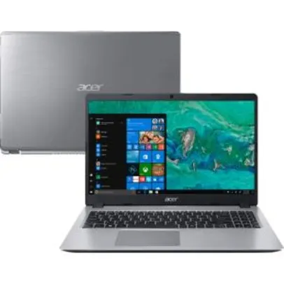 [R$2.632 AME+CC Sub] Notebook Acer Aspire A515-52G-78HE I7 8GB (Geforce MX130 2GB) 1TB 15,6" W10 | R$2.925