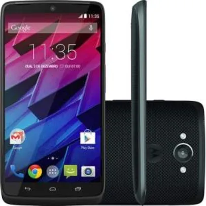 [ShopTime] Smartphone Motorola Moto Maxx Desbloqueado Android 4.4 Tela 5.2" Memória 64GB Wi-Fi Câmera 21MP Preto por R$ 1554