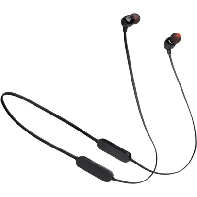 [C.C AME 85] Fone de Ouvido Bluetooth JBL Tune 125BT com até 16 horas de bateria - Preto