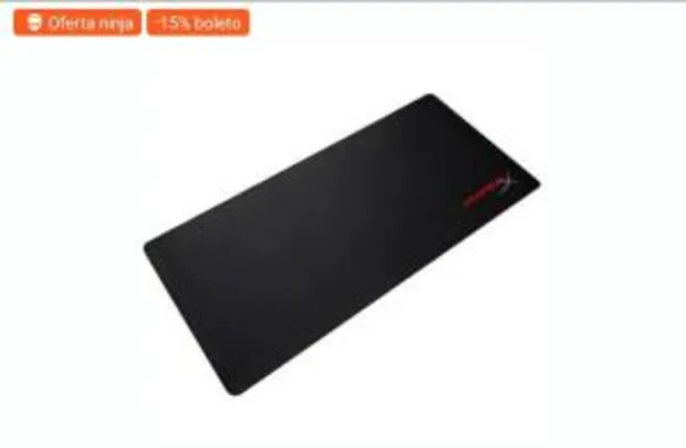 Mousepad Gamer HyperX Fury S, Control, Extra Grande (900x420mm) - R$140