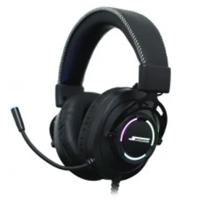 Headset Gamer SuperFrame AURA, 7.1 Surround, RGB, USB, Black