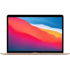 [Reembalado] Apple MacBook Air M1 (Dourado, 1TB, 16GB) | R$7560