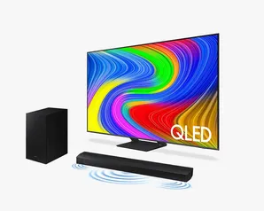 Combo Samsung Smart TV 55" QLED Q65D + Soundbar B550