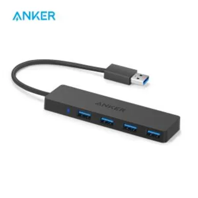 Hub USB Anker Ultra Slim 4 Portas 3.0 | R$55