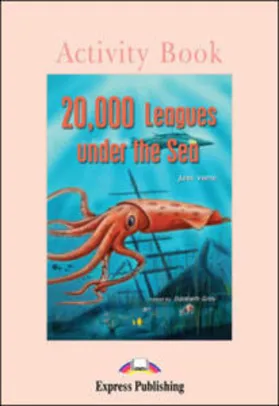 [Livros para aprender ingles com 80%] Livro de Atividades 20.000 Léguas Submarinas | R$3