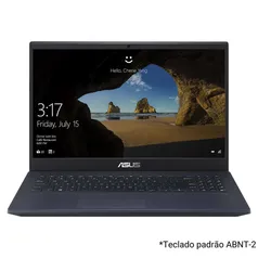 Notebook Asus X571gt-Al888t Preto